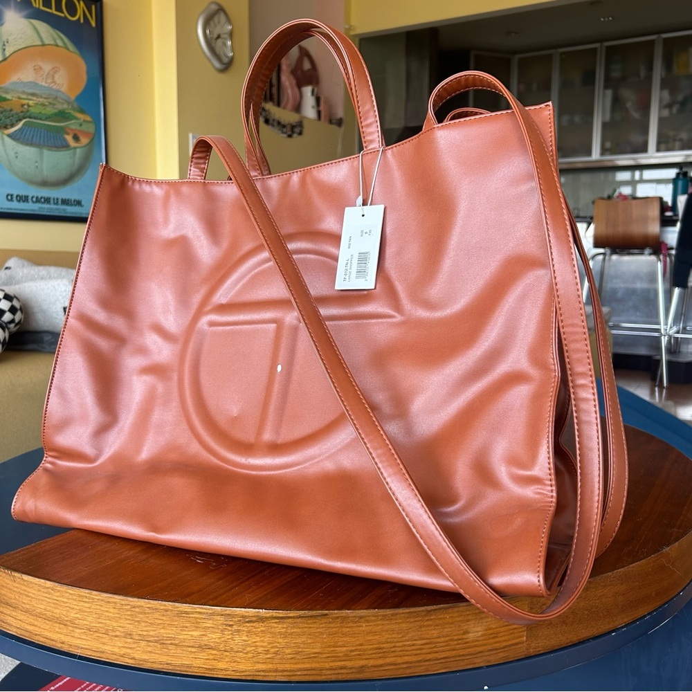 Large Shopping Bag - Tan